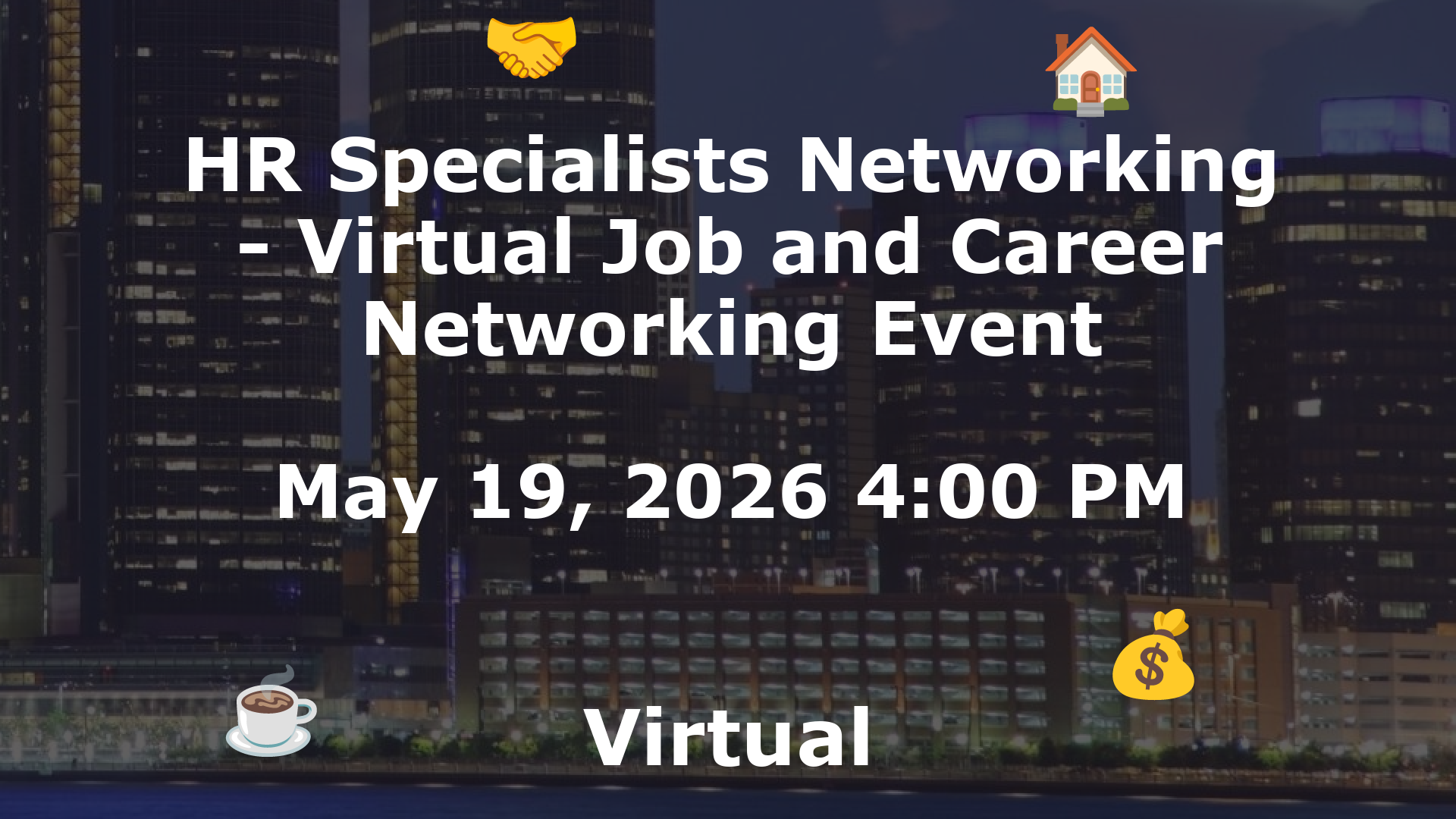HR Specialists Networking - Virtual Job and Career Networking Event event image